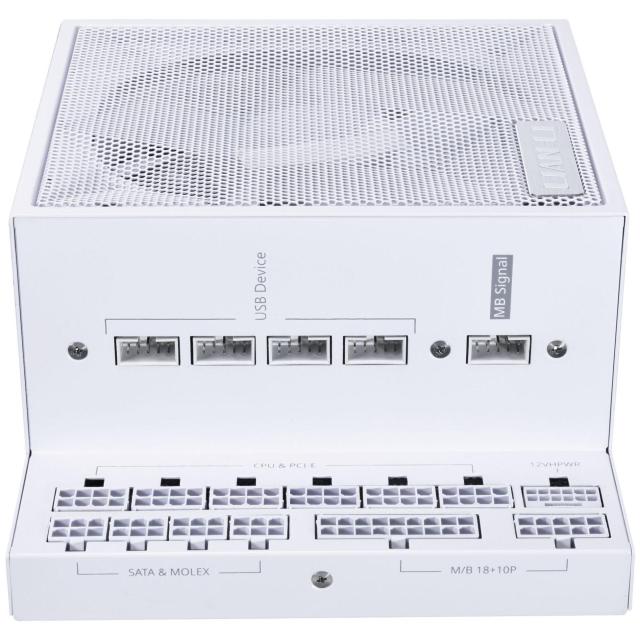 Захранване Lian Li EDGE EG1000 White 1000W 80+ Platinum PCIe 5.1, ATX 3.1