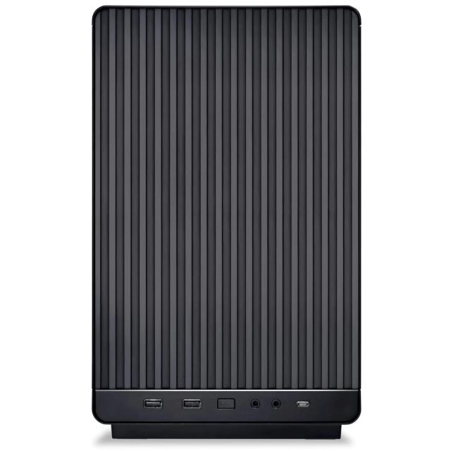 Кутия Lian Li DAN A3 Black, Micro Tower, 2 x USB 3.0, 1 x USB Type-C, 1 x Audio, M-ATX/ITX