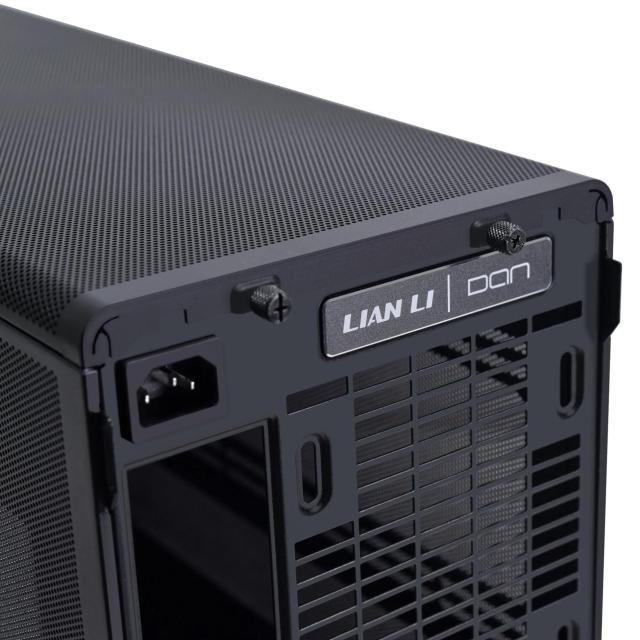 Кутия Lian Li DAN A3 Black, Micro Tower, 2 x USB 3.0, 1 x USB Type-C, 1 x Audio, M-ATX/ITX