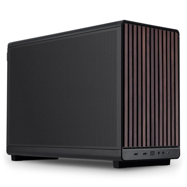 Кутия Lian Li DAN A3 Wood Edition, Micro Tower, 2 x USB 3.0, 1 x USB Type-C, 1 x Audio, M-ATX/ITX