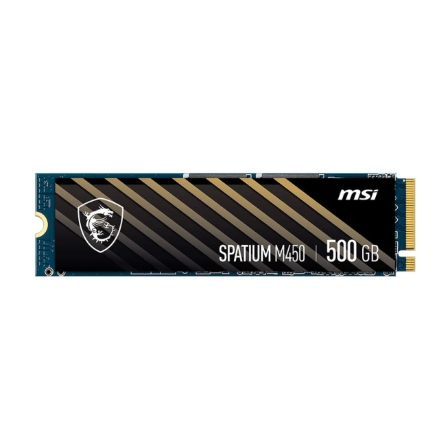 MSI SPATIUM M450 SSD 500GB INT M2 PCI-E 2280 NVMe 1.4 PCIe 4.0