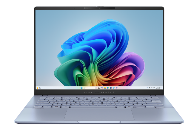 Лаптоп ASUS Vivobook S 14 S5406SA-QD127W, 14.0" (35.56 cm) FHD OLED, Intel Core Ultra 7 256V 8C (2.2/4.8GHz, 12MB Cache), Intel Arc 140V, 32GB LPDDR5X, 1TB SSD, Windows 11 Home