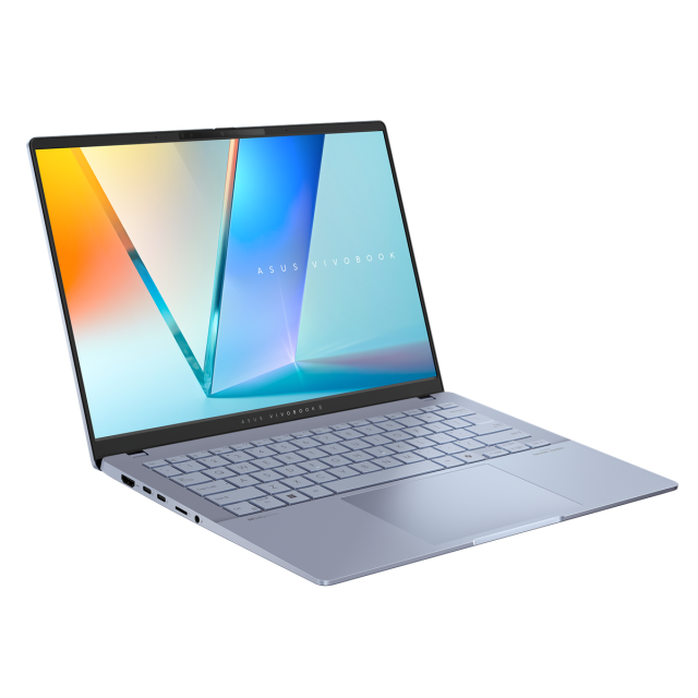 Лаптоп ASUS Vivobook S 14 S5406SA-QD127W, 14.0" (35.56 cm) FHD OLED, Intel Core Ultra 7 256V 8C (2.2/4.8GHz, 12MB Cache), Intel Arc 140V, 32GB LPDDR5X, 1TB SSD, Windows 11 Home