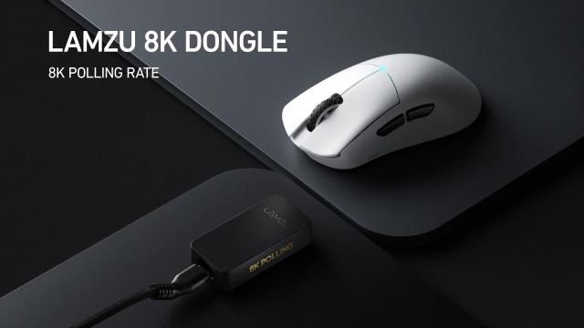 Lamzu приемник за мишка 8K DONGLE, White