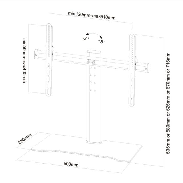 Стойка Neomounts by NewStar Flat Screen Desk Mount (stand/foot)