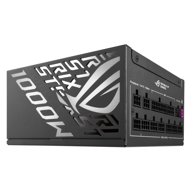 Захранване ASUS ROG STRIX 1000W, Active PFC, ATX 3.1, PCIe 5.0, 80+ Platinum, Fully Modular