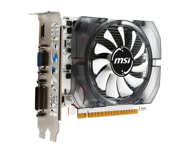 Видео карта MSI NVIDIA GeForce GT730 4GB GDDR3, 128-bit, VGA, DVI, HDMI