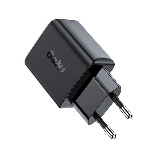 Acefast Универсално зарядно за стена Charger Wall GaN PD30W - A21 - USB-C x 1, Black