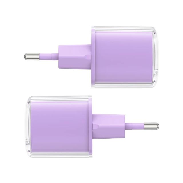 Acefast Универсално зарядно за стена Charger Wall GaN PD30W - A53 - USB-C x 1, Purple