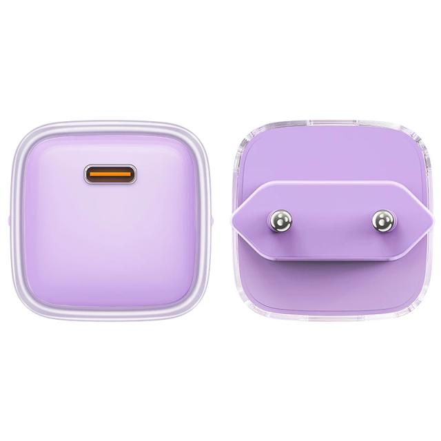 Acefast Универсално зарядно за стена Charger Wall GaN PD30W - A53 - USB-C x 1, Purple