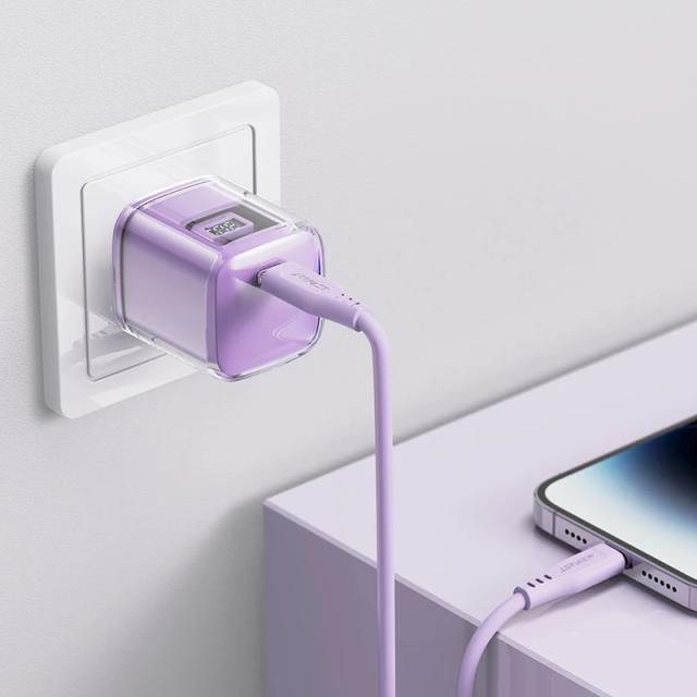 Acefast Универсално зарядно за стена Charger Wall GaN PD30W - A53 - USB-C x 1, Purple