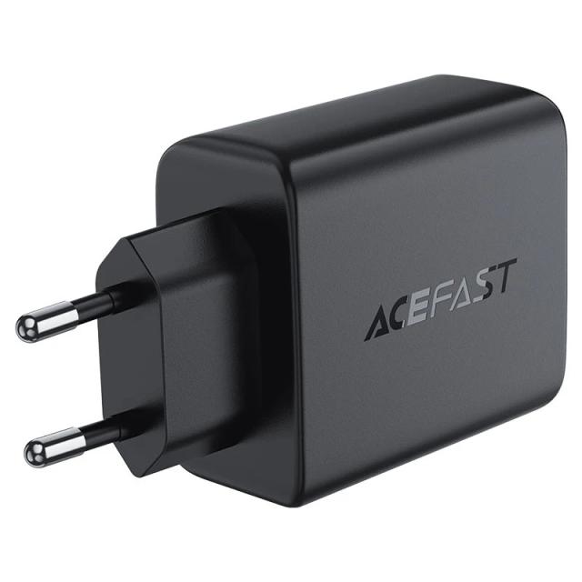 Acefast Универсално зарядно за стена Charger Wall GaN PD45W - A61 - USB-C x 2, USB-A x 2, Black