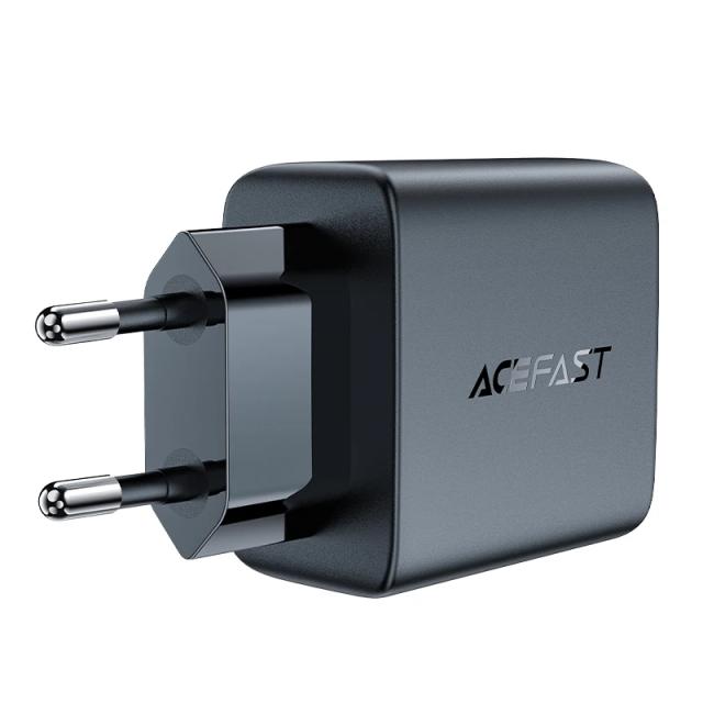 Acefast Универсално зарядно за стена Charger Wall GaN PD35W - A49 - USB-C x 2, Black