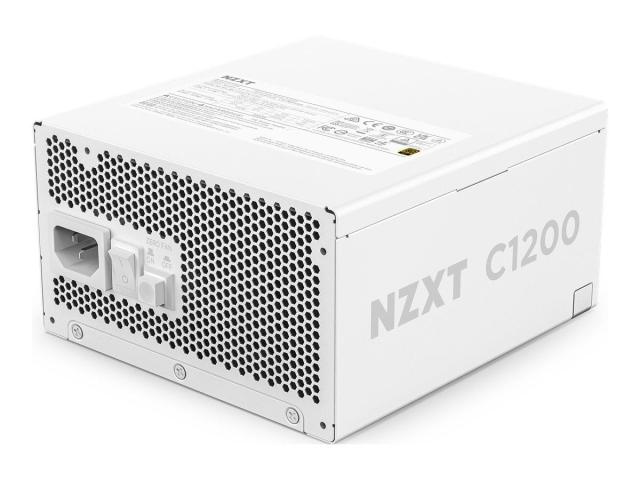 Захранване NZXT C1200, 1200W White, 80 PLUS Gold, Active PFC, ATX 3.1, Fully Modular