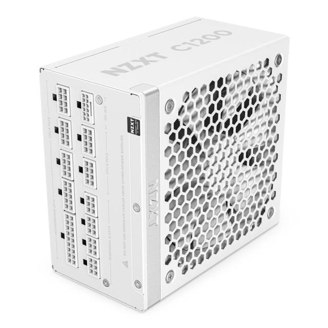 Захранване NZXT C1200, 1200W White, 80 PLUS Gold, Active PFC, ATX 3.1, Fully Modular