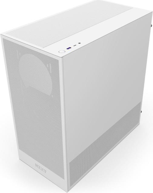 Кутия NZXT H5 Flow 2024 White, Mid-Tower, 1 x USB 3.2 Type-A, 1 x USB 3.2 Gen 2x2 Type-C, 1 x Audio Jack, E-ATX (Up to 277 mm wide), ATX, Micro-ATX, Mini-ITX