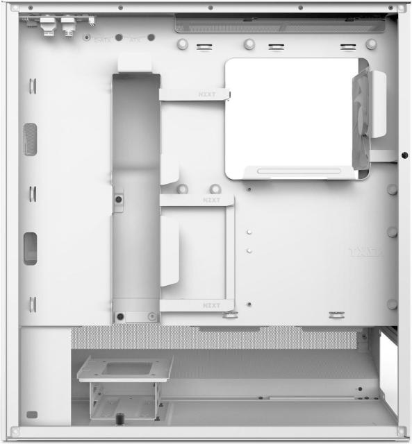 Кутия NZXT H5 Flow 2024 White, Mid-Tower, 1 x USB 3.2 Type-A, 1 x USB 3.2 Gen 2x2 Type-C, 1 x Audio Jack, E-ATX (Up to 277 mm wide), ATX, Micro-ATX, Mini-ITX