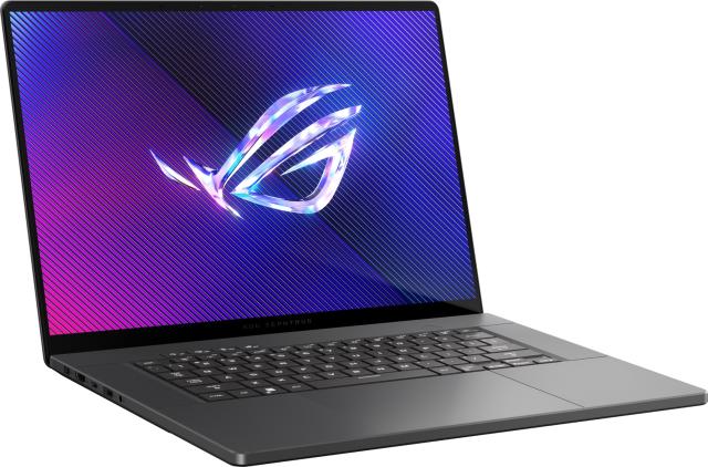 Лаптоп ASUS ROG Zephyrus G16 2024 GU605MI-QR153W, Intel Core Ultra 7 155H (1.4/4.8GHz, 24MB Cache), 16" (40.64 см) WQXGA, NVIDIA RTX 4070 8GB GDDR6 DLSS 3, 32GB LPDDR5X, 1TB SSD, Windows 11 Home