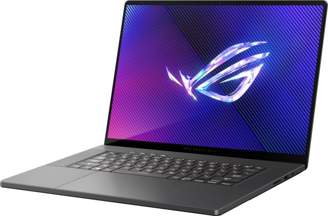 Лаптоп ASUS ROG Zephyrus G16 2024 GU605MI-QR153W, Intel Core Ultra 7 155H (1.4/4.8GHz, 24MB Cache), 16" (40.64 см) WQXGA, NVIDIA RTX 4070 8GB GDDR6 DLSS 3, 32GB LPDDR5X, 1TB SSD, Windows 11 Home