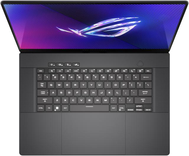 Лаптоп ASUS ROG Zephyrus G16 2024 GU605MI-QR153W, Intel Core Ultra 7 155H (1.4/4.8GHz, 24MB Cache), 16" (40.64 см) WQXGA, NVIDIA RTX 4070 8GB GDDR6 DLSS 3, 32GB LPDDR5X, 1TB SSD, Windows 11 Home