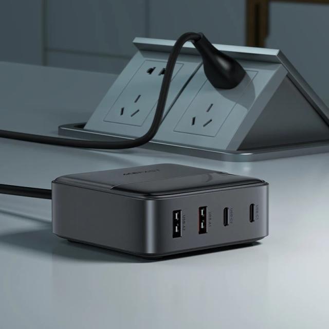 Acefast настолно зарядно за стена Desktop Wall Charger PD65W GaN Z6, USB-C x 2, USB-A x 2