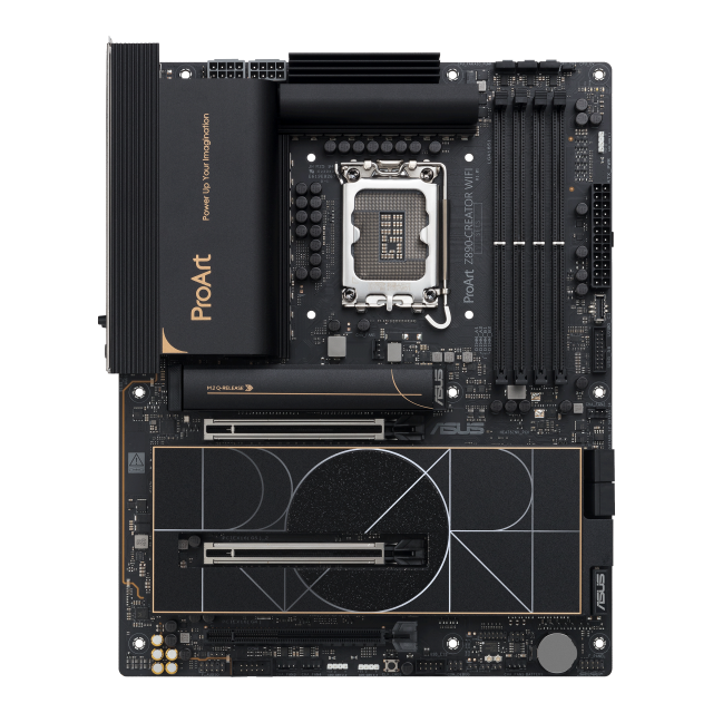 Дънна платка ASUS ProArt Z890-CREATOR WIFI, LGA1851, 5 x M.2, 4 x SATA 6Gb/s, Wi-Fi 7, Bluetooth v5.4, ATX