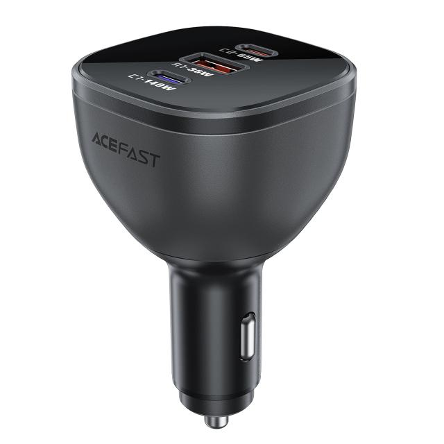 Acefast зарядно за кола Fast Charger Car PD3.1 165W - B14 - USB-C x 2, USB-A x 1, Black