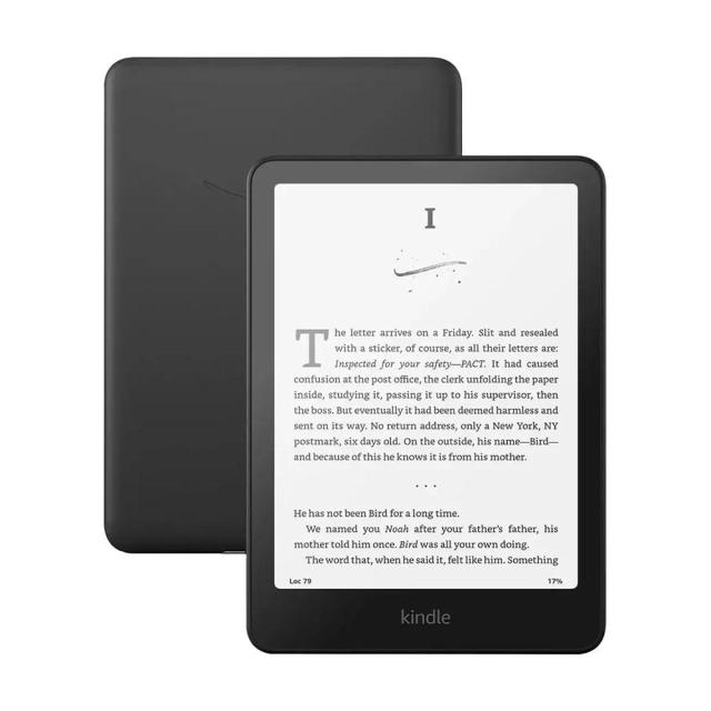 Електронна книга eBook Kindle Paperwhite Kids 2024 12th Gen, 6.8" (17.30 см)", 16GB, IPX8, Bluetooth, Wi-Fi, USB, Черен