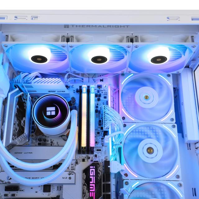 Охладител за процесор Thermalright Water Cooling Frozen Notte 360 White A-RGB V2 - LGA1851/AM5