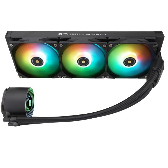 Охладител за процесор Thermalright Water Cooling Frozen Notte 360 Black A-RGB V2 - LGA1851/AM5