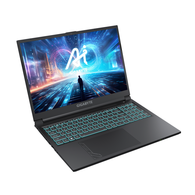 Лаптоп GIGABYTE G6 KF-H3EE854KD, Intel Core i7-13620H 10C (2.4/4.9GHz, 24MB Cache), 16.0" (40.64 cm) WUXGA, Full HD+ ,165Hz, NVIDIA GF RTX 4060 8GB, 16GB (2x8GB) DDR5, 1TB SSD, Free DOS