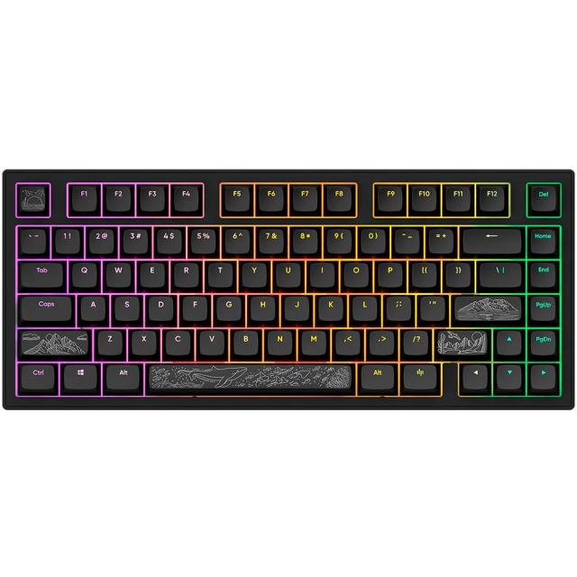 Геймърскa механична клавиатура Dark Project ALU81A Terra Nostra Black RGB