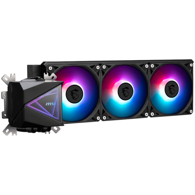 Охладител за процесор MSI MAG CORELIQUID I360 3x 120mm ARGB Fans, Intel LGA 1150/1151/1155/1156/1200/1700/1851, AMD AM5/AM4