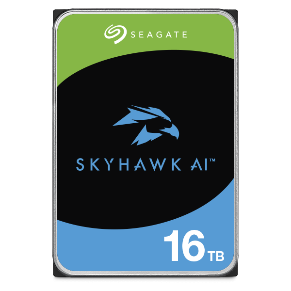 Твърд диск Seagate SkyHawk AI 16TB SATA III 6Gb/s, 7200rpm, 512MB, 3,5" (8.89 cm)