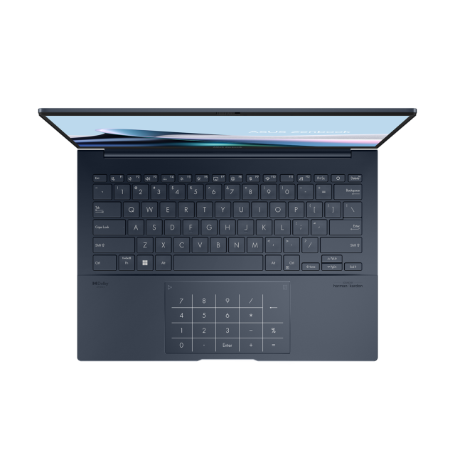 Лаптоп ASUS  Zenbook 14 OLED UX3405CA-QL077W, Intel Core Ultra 5 125H 14C  (1.2/4.5GHz, 18MB Cache), 14.0" (35.56 cm) OLED, Intel Arc Graphics, 16GB LPDDR5x, 1TB SSD, Windows 11 Home