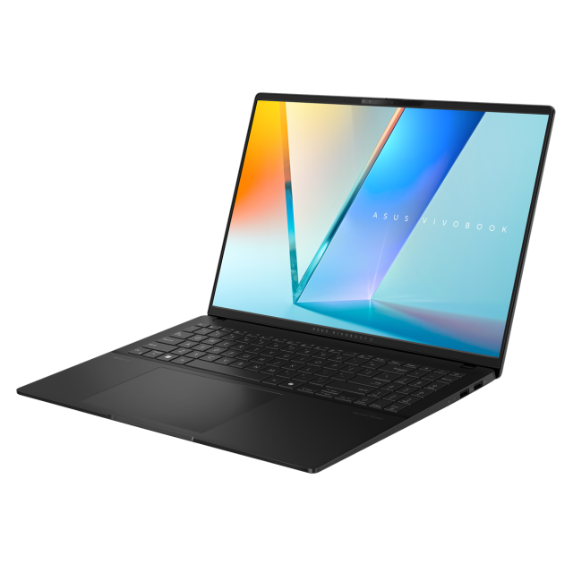 Лаптоп Asus Vivobook S 16 M5606WA-MX016W, AMD Ryzen AI 9 HX 370 12C (2.0/5.1GHz, 24MB Cache), 16" (40.64cm) 3.2K OLED 120Hz 400nits Glare Display, 32GB LPDDR5X, 1TB SSD NVMe, Windows 11 Home