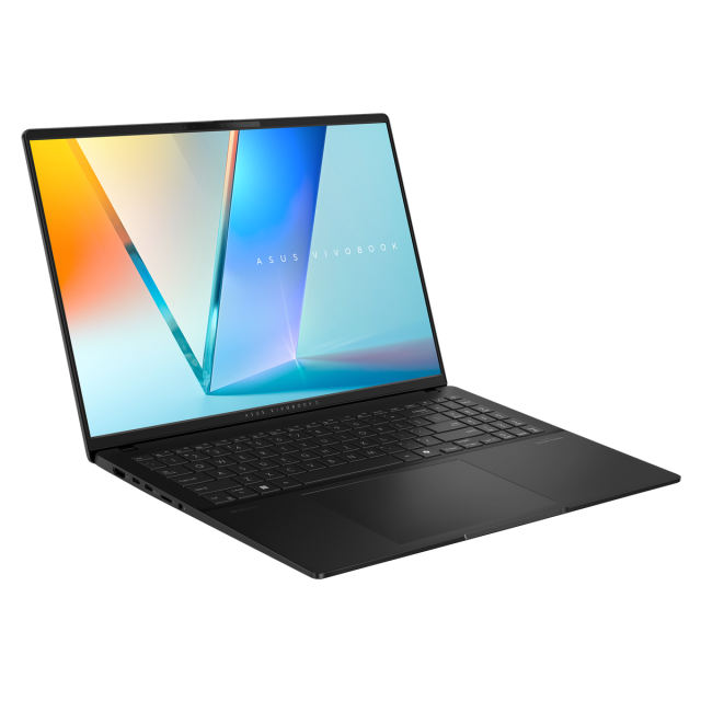 Лаптоп Asus Vivobook S 16 M5606WA-MX016W, AMD Ryzen AI 9 HX 370 12C (2.0/5.1GHz, 24MB Cache), 16" (40.64cm) 3.2K OLED 120Hz 400nits Glare Display, 32GB LPDDR5X, 1TB SSD NVMe, Windows 11 Home