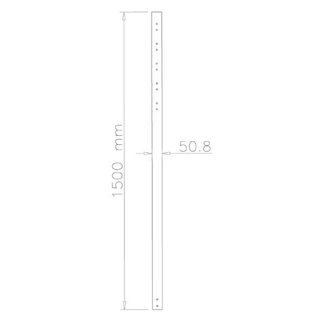 Аксесоар Neomounts by NewStar 150 cm extension pole for FPMA-C200/C400SILVER/PLASMA-C100