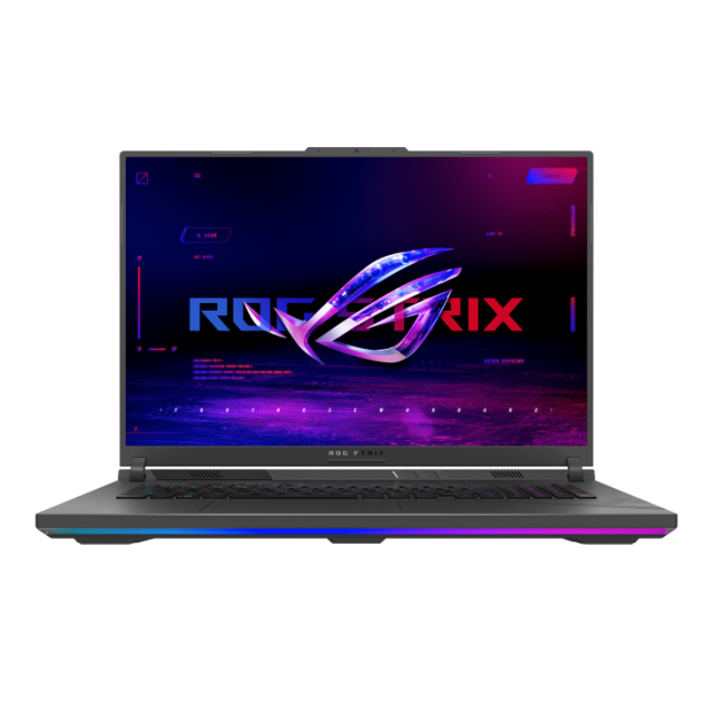 Лаптоп ASUS ROG Strix G18 2024 G814JIR-N6002, Intel Core i9-14900HX 24C (2.2/5.8GHz, 36MB Cache), 18" (45.72 см) WQXGA, NVIDIA RTX 4070 8GB GDDR6 DLSS 3, 32GB DDR5, 1TB SSD, Free DOS