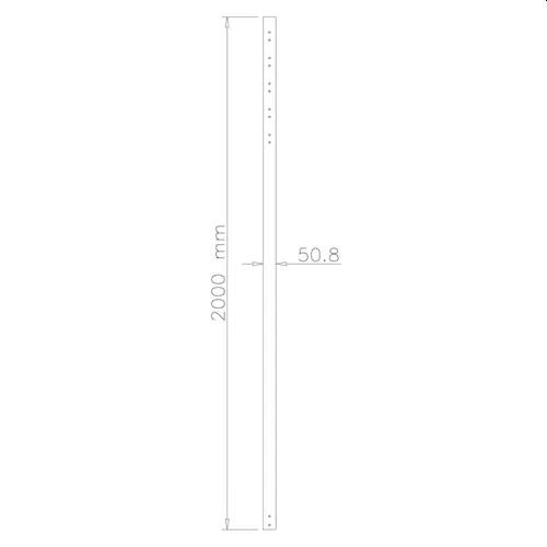 Аксесоар Neomounts by NewStar 200 cm extension pole for FPMA-C200/C400SILVER/PLASMA-C100