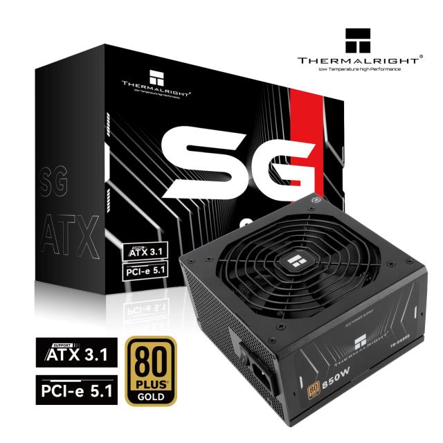 Захранване Thermalright TR-SG-850, 850W, Active PFC, ATX 3.1, Full Modular, 80 PLUS GOLD