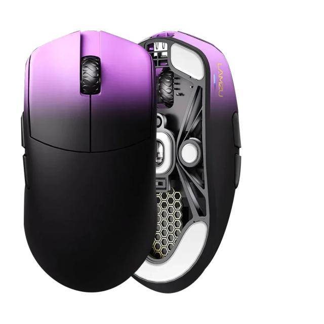 Мишка Lamzu MAYA X 8K, оптична, 30 000 dpi, Wireless, Purple Shadow