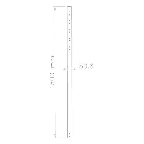 Аксесоар Neomounts by NewStar 150 cm extension pole for FPMA-C200BLACK/C400BLACK/PLASMA-C100BLACK