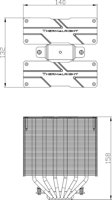 Охладител за процесор Thermalright Peerless Assassin 140 WHITE, Dual-Tower, 4-Pin PWM, LGA1851/LGA1700/AM5