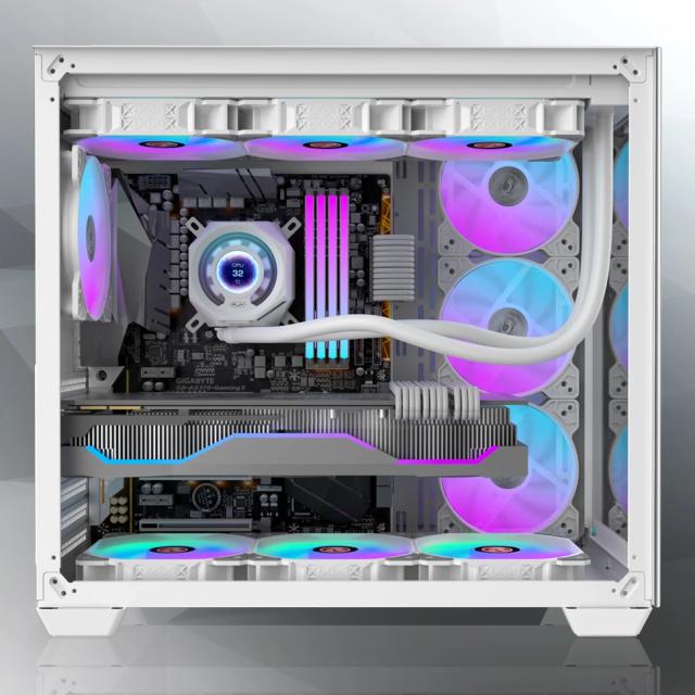 Охладител за процесор Raijintek Water Cooling, CYCLOPS 360 White, LGA1851/LGA1700/AM5