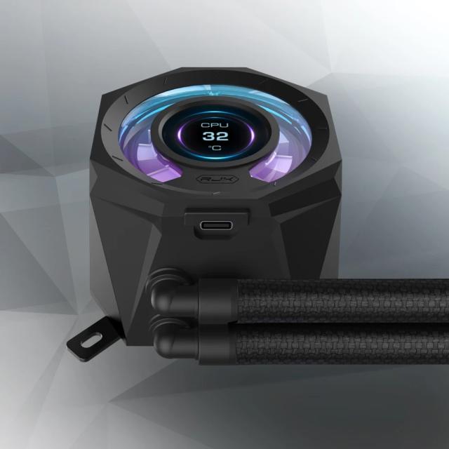 Охладител за процесор Raijintek Water Cooling, CYCLOPS 360 Black, LGA1851/LGA1700/AM5