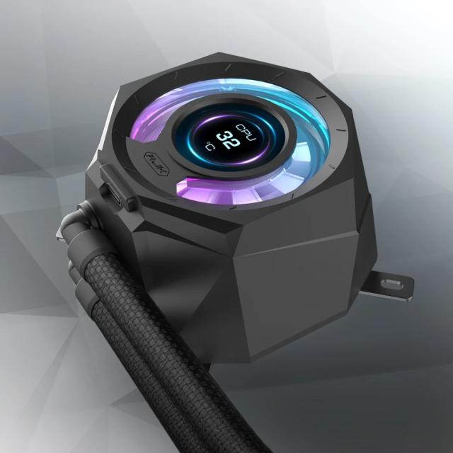 Охладител за процесор Raijintek Water Cooling, CYCLOPS 360 Black, LGA1851/LGA1700/AM5