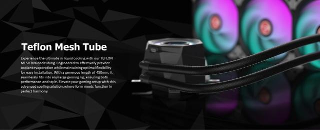 Охладител за процесор Raijintek Water Cooling, CYCLOPS 360 Black, LGA1851/LGA1700/AM5