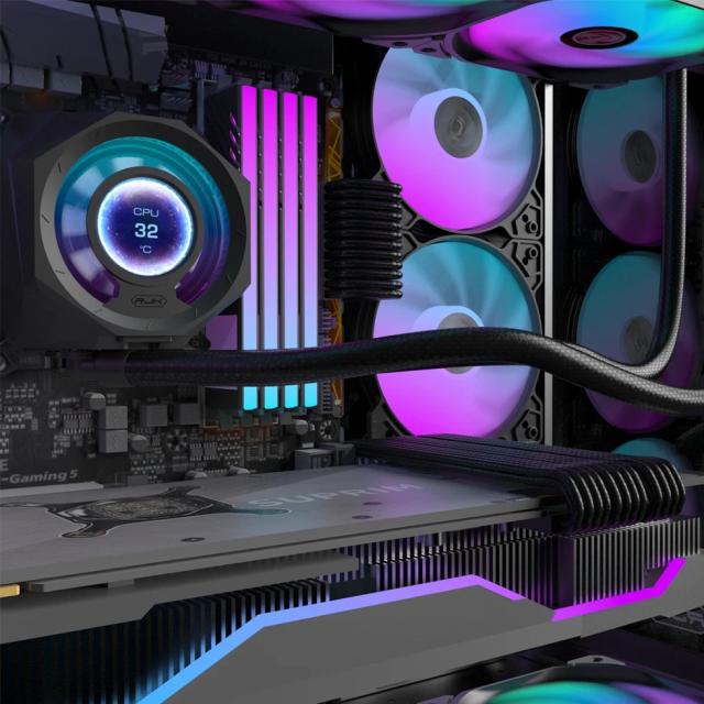 Охладител за процесор Raijintek Water Cooling, CYCLOPS 360 Black, LGA1851/LGA1700/AM5