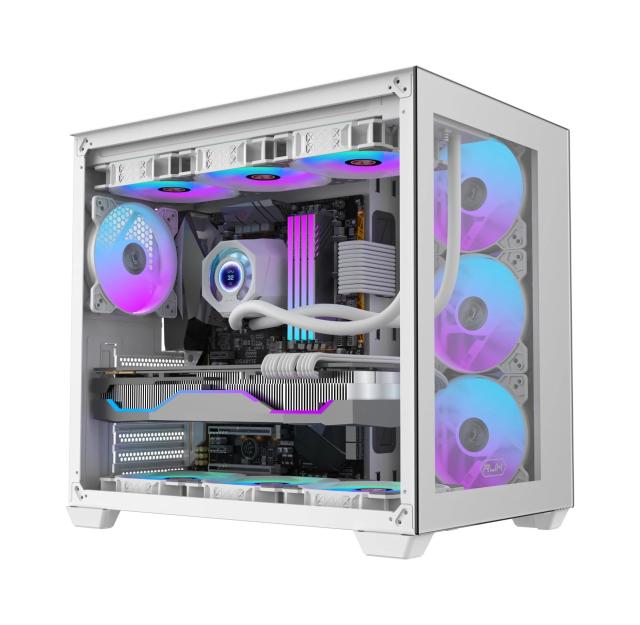 Охладител за процесор Raijintek Water Cooling, CYCLOPS 240 White, LGA1851/LGA1700/AM5